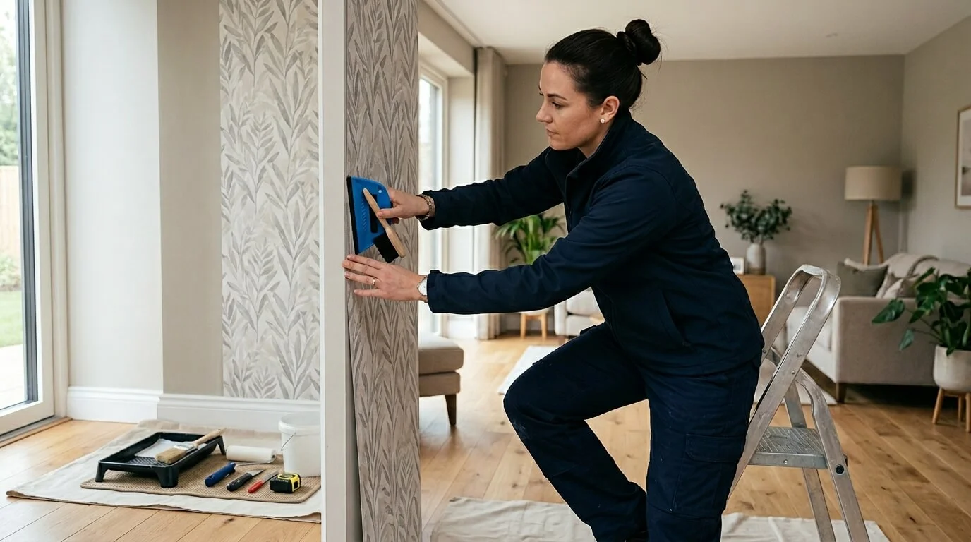 Wallpaper hanging service in Manchester